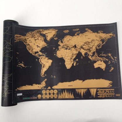 Produktbild für Weltkarte zum Aufrubbeln Deluxe - Geschenke, Gadgets und Geschenkideen